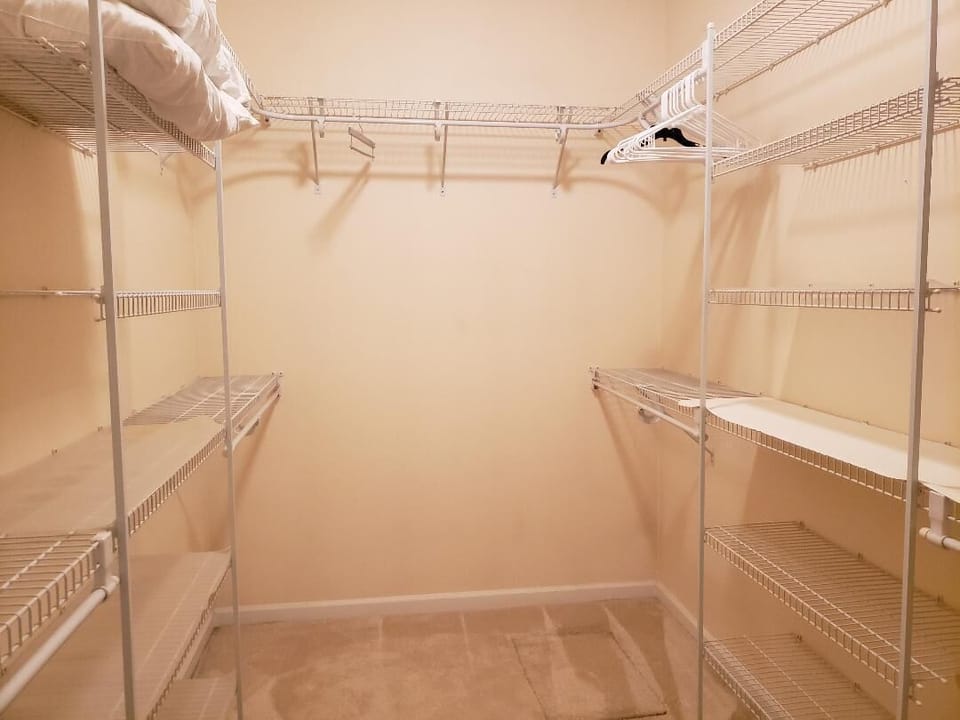 Large master closet