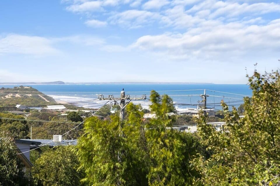Gaze across the sea towards Barwon Heads and Port Phillip Heads
