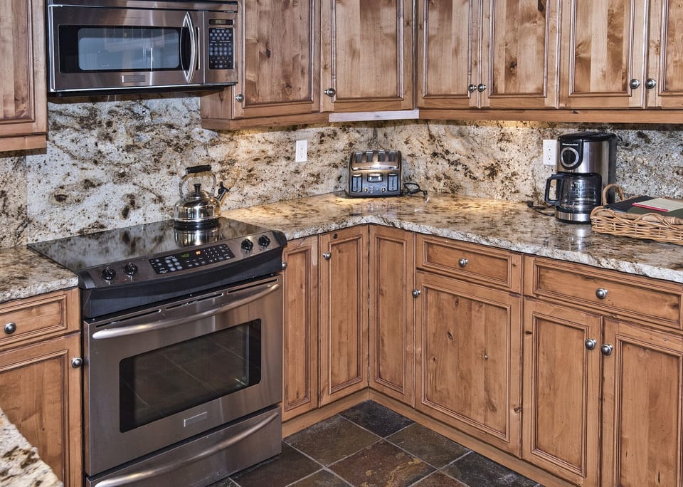 Kitchen with all the amenities