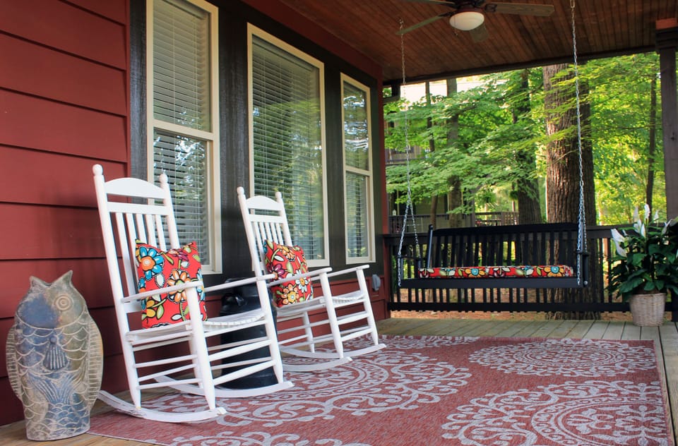 Relax all Day on Prime Front Porch Living.