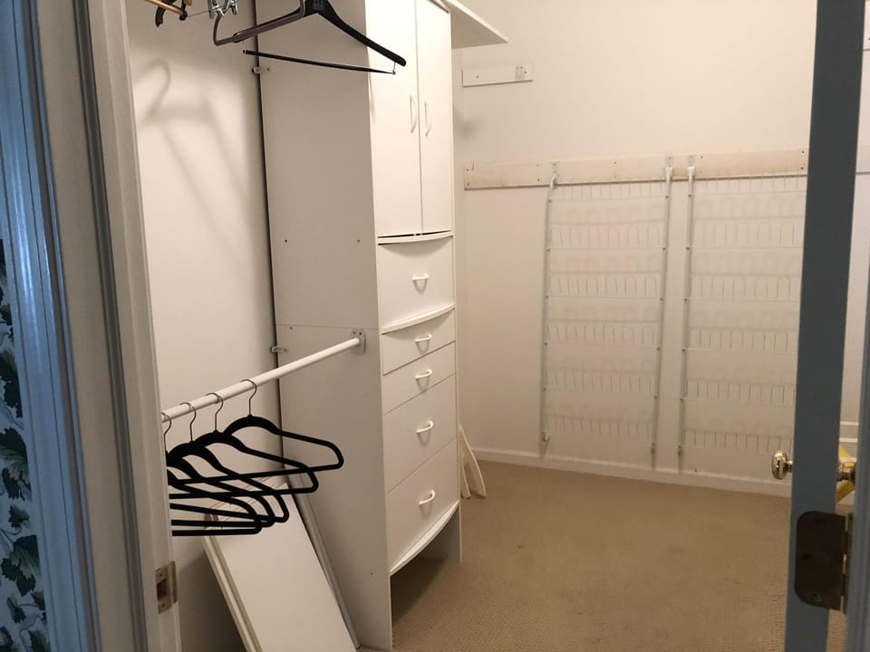 master bedroom walk in closet