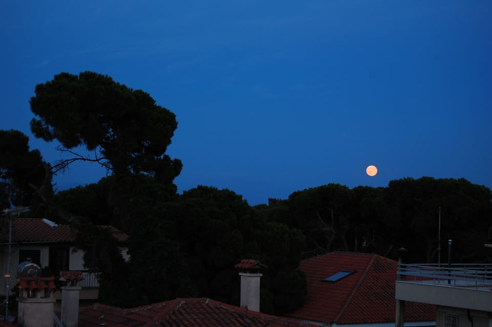 Full Moon view from the balcony.