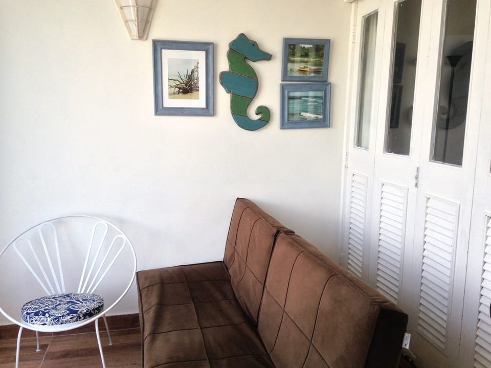 Cool relaxing balcony with amazing iew of city and sea