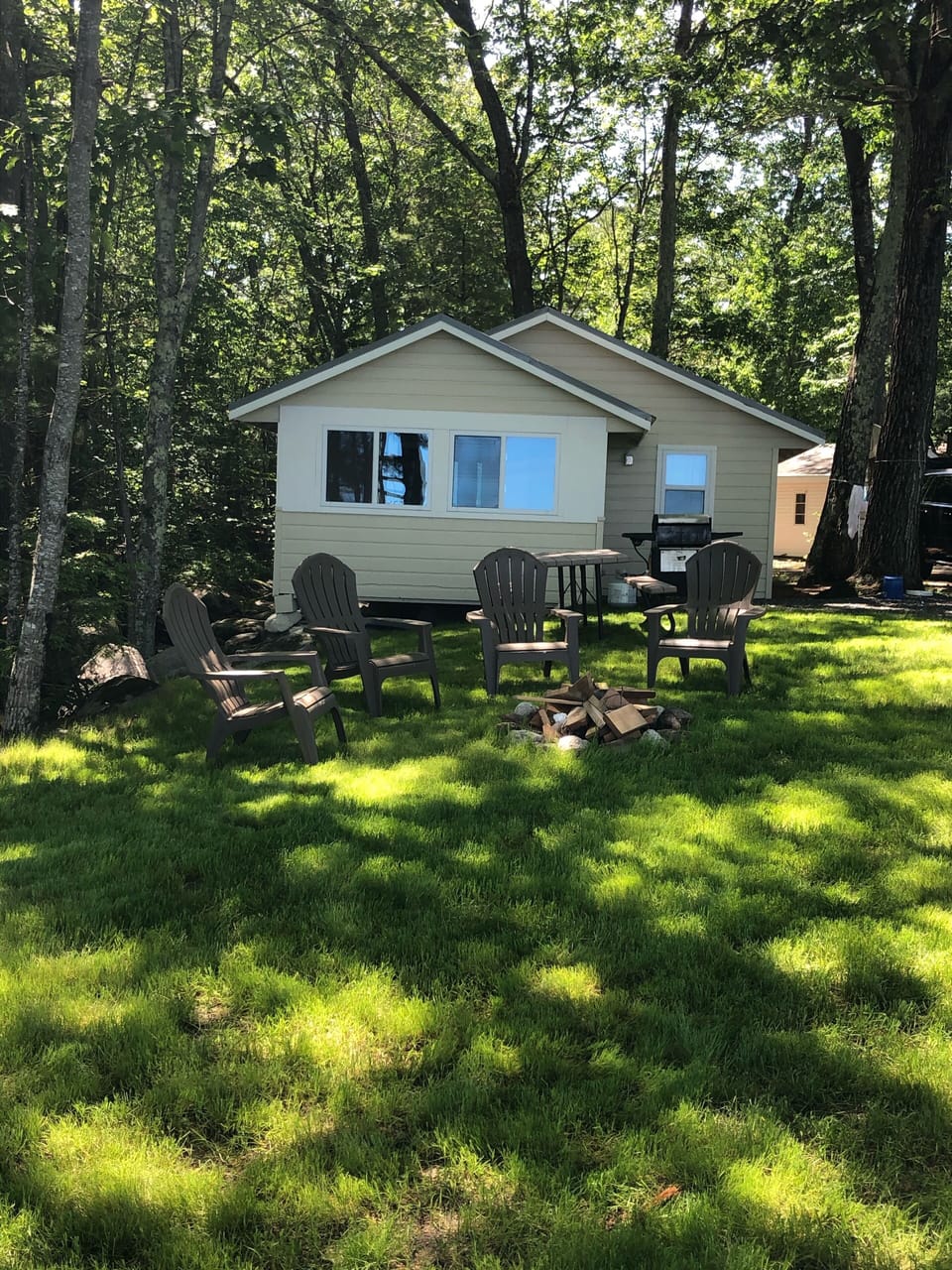 View of camp from waterfront