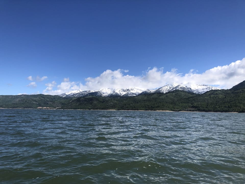 stunning view from Palisades reservoir (photo does not do justice to this view)