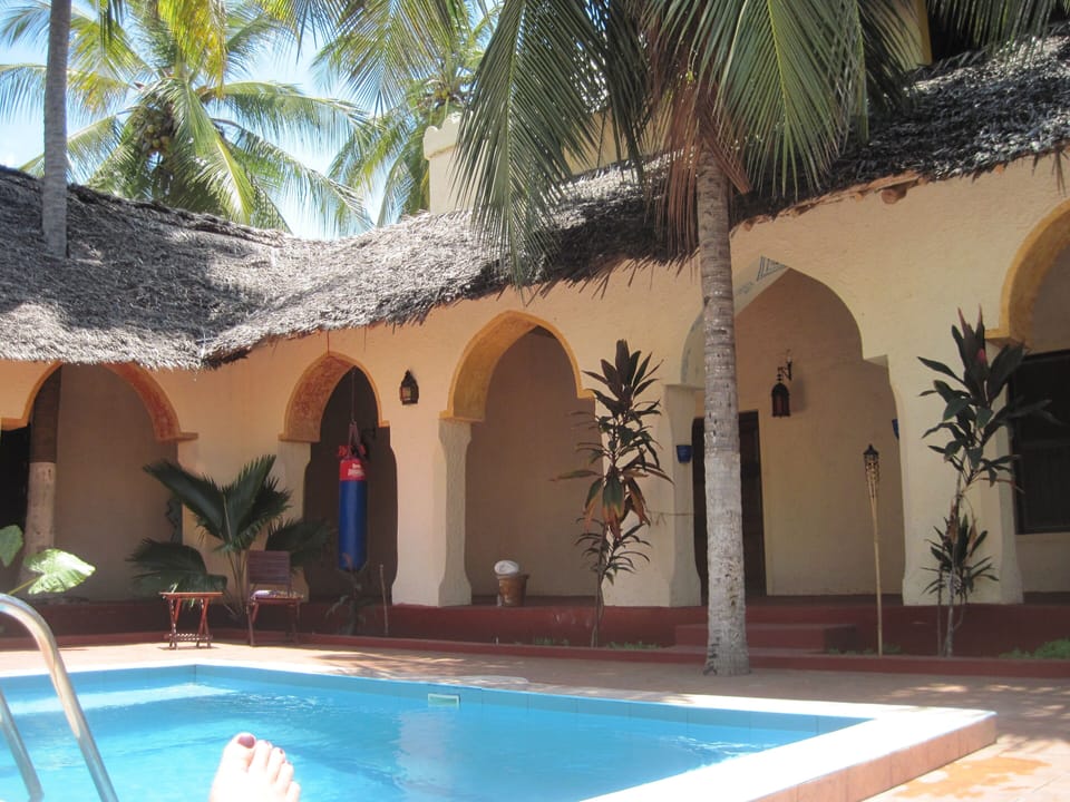 courtyard pool, private