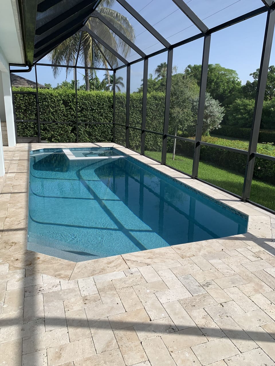 Pool, lounge area