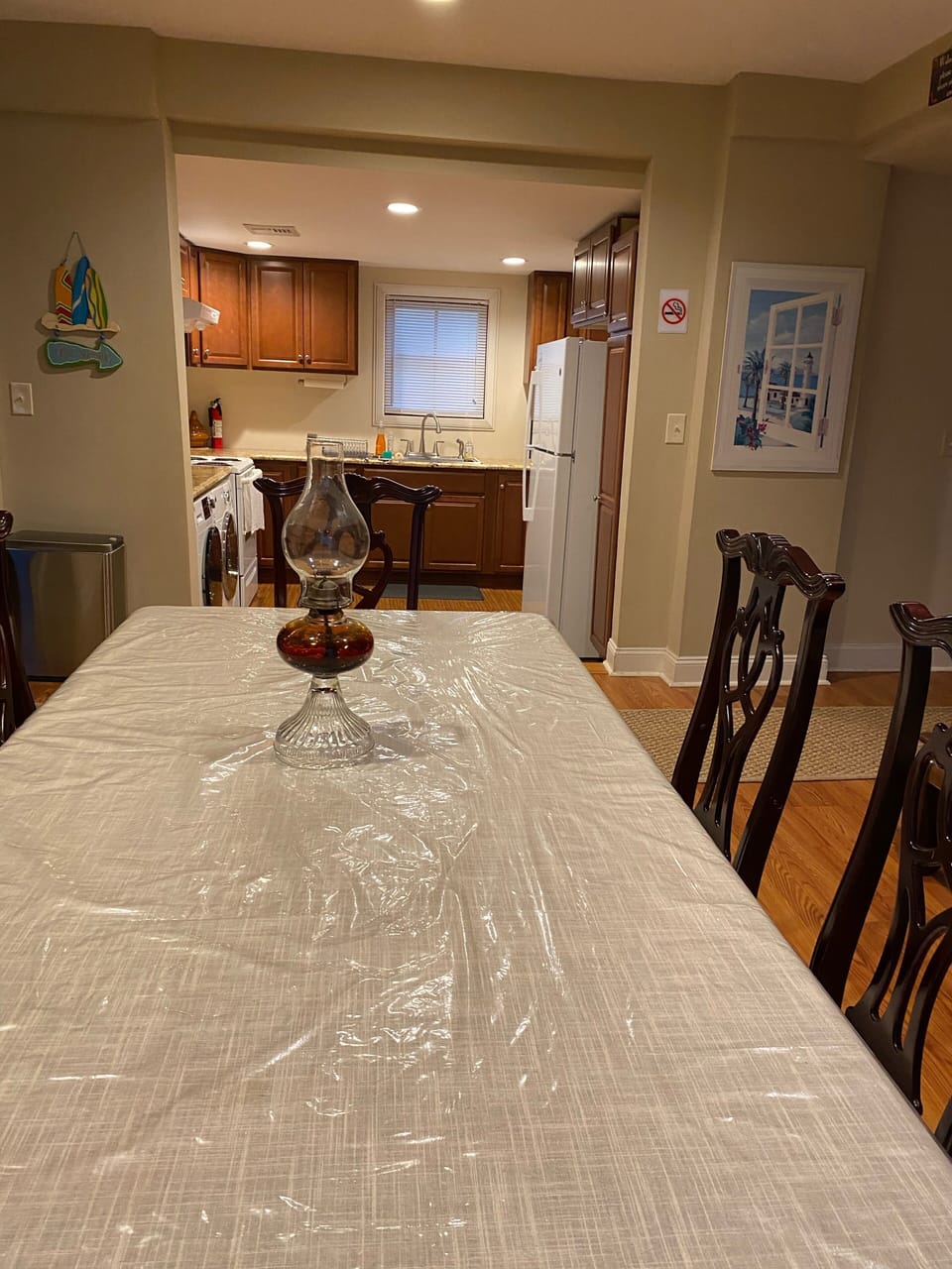 Dining room and kitchen 