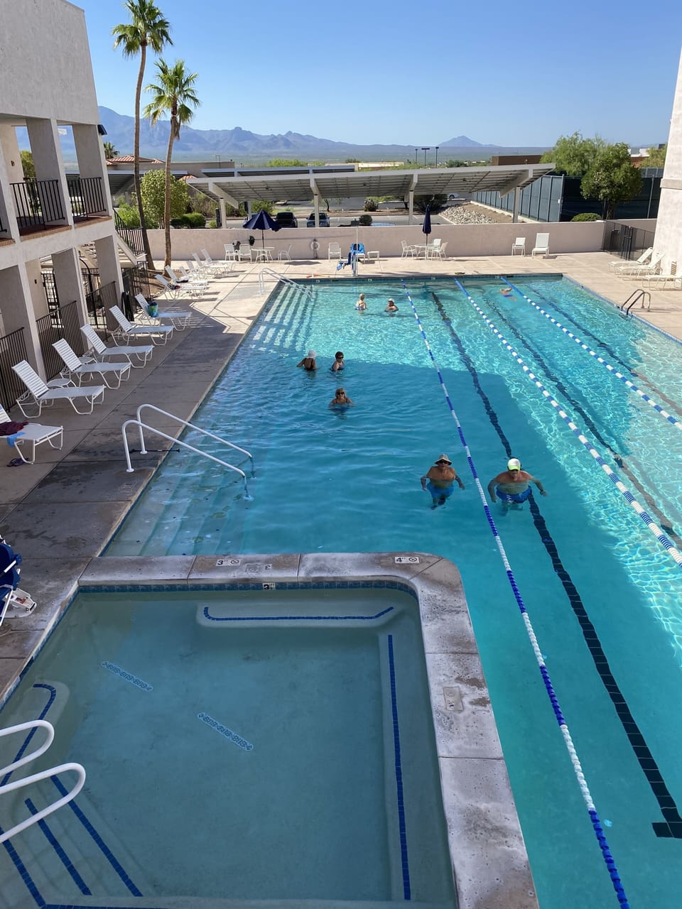 Desert Hills pool and hot tub
