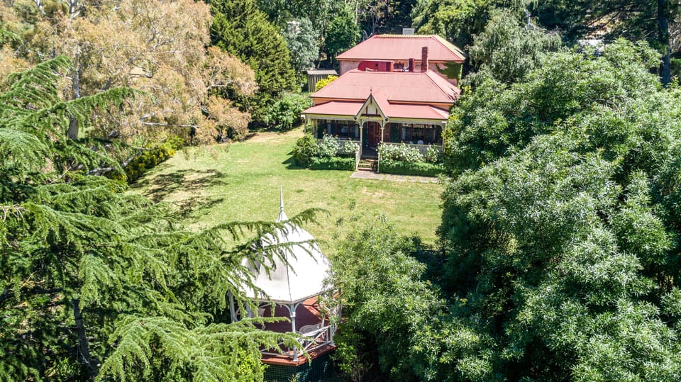 Sit in the gazebo among the stunning grounds.