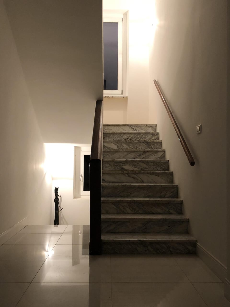 Marble stairs
