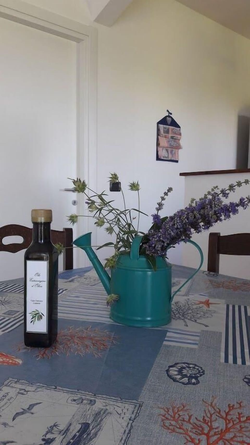 Dining area. our olive oil