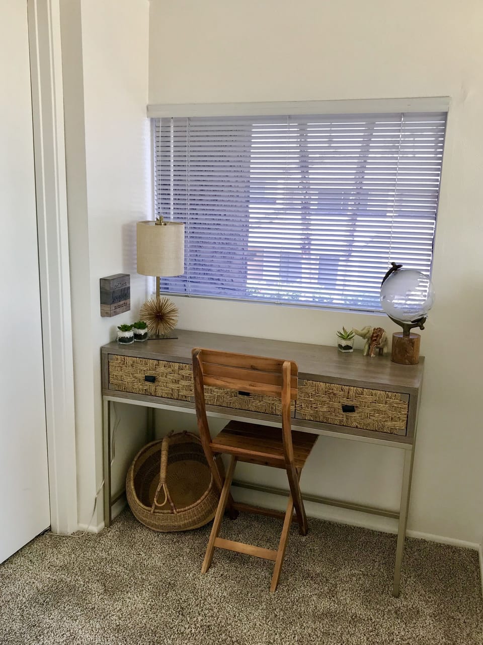 Small office area, telescope included!