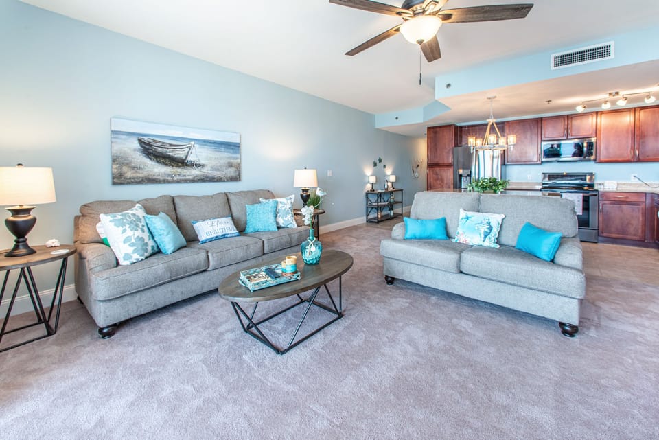 Comfortable furnishings throughout