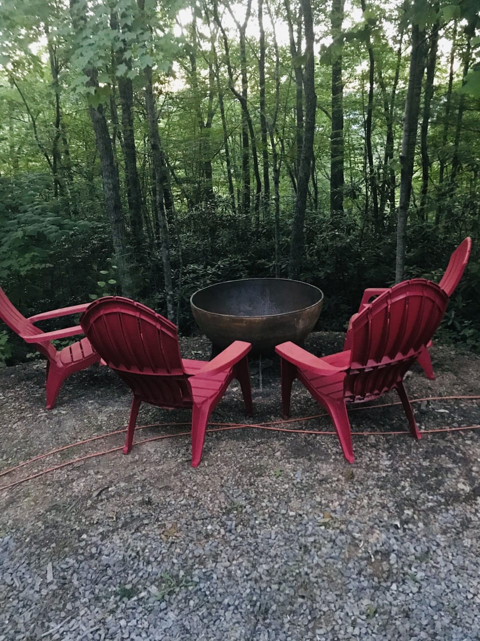 Enjoy a campfire!  Wood is not provided. 