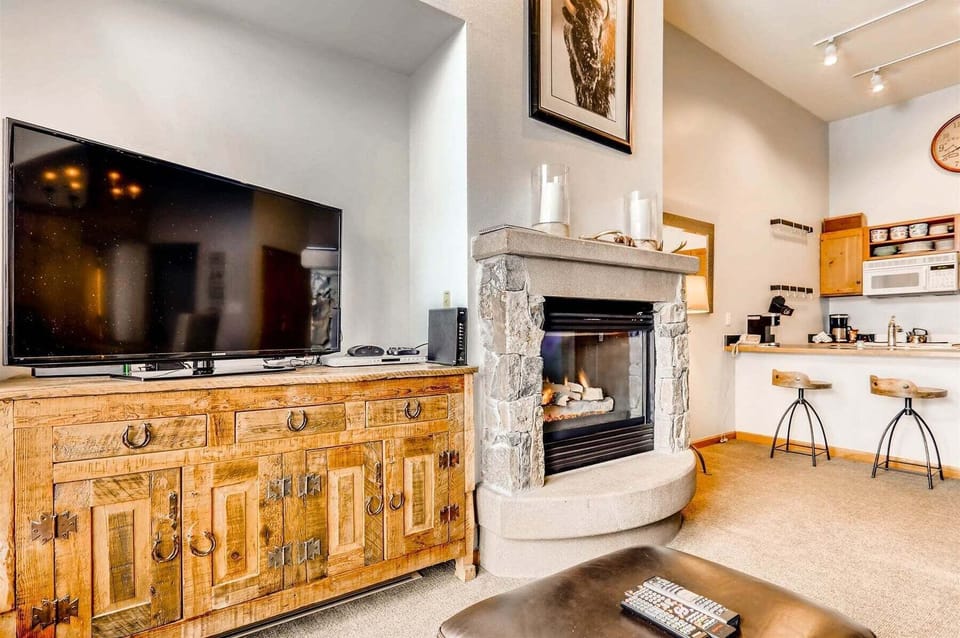 All units feature a flat-screen tv within the living room