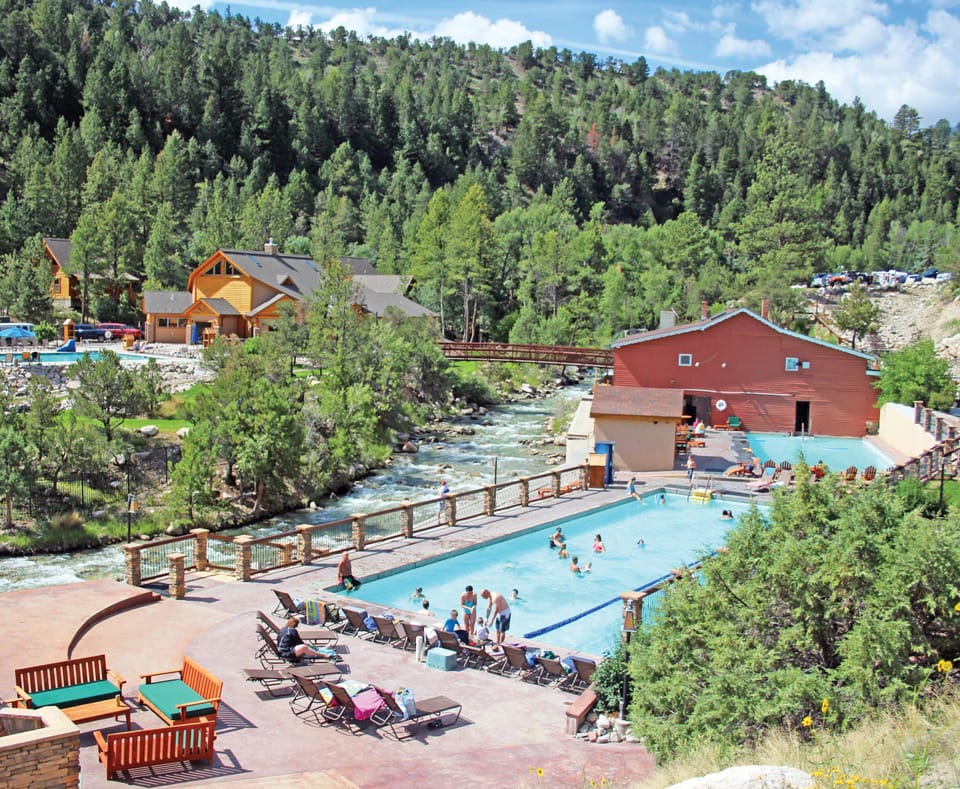 Nearby hot springs and pool near Mt Princeton