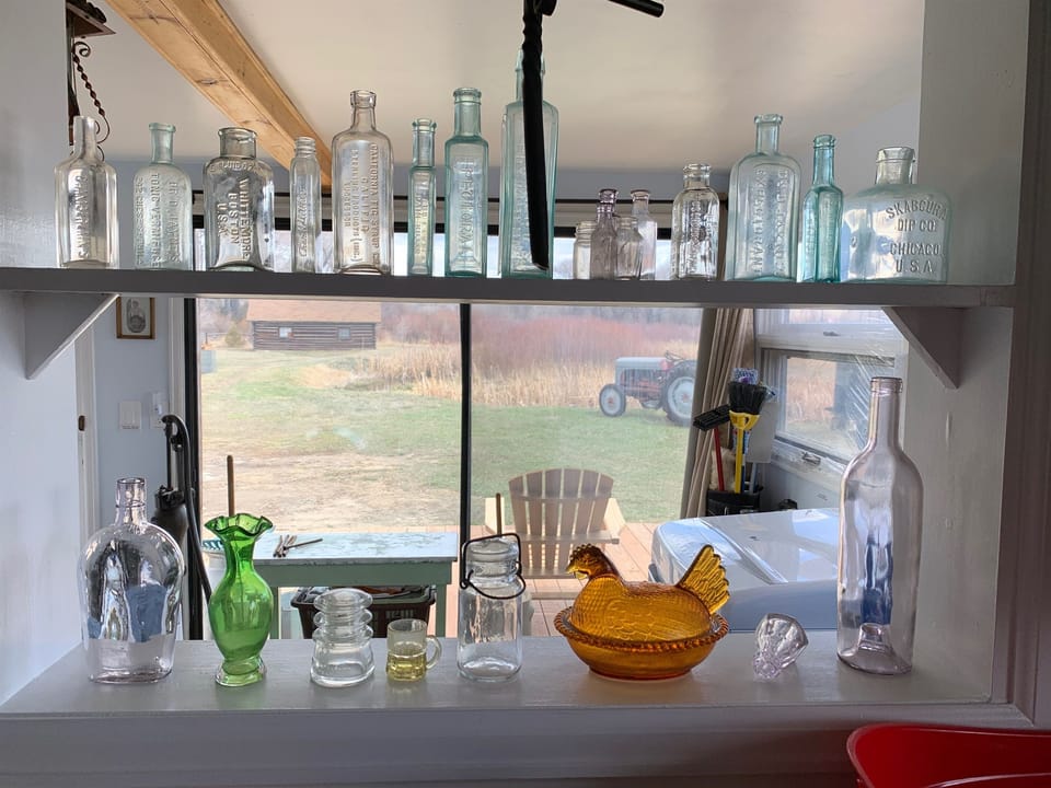 See-through to laundry room