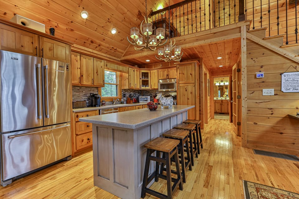 Kitchen on main level