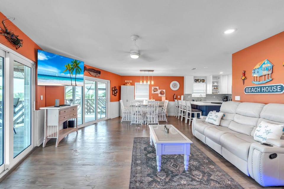 Updated Great Room with Access to the Large Wraparound Deck