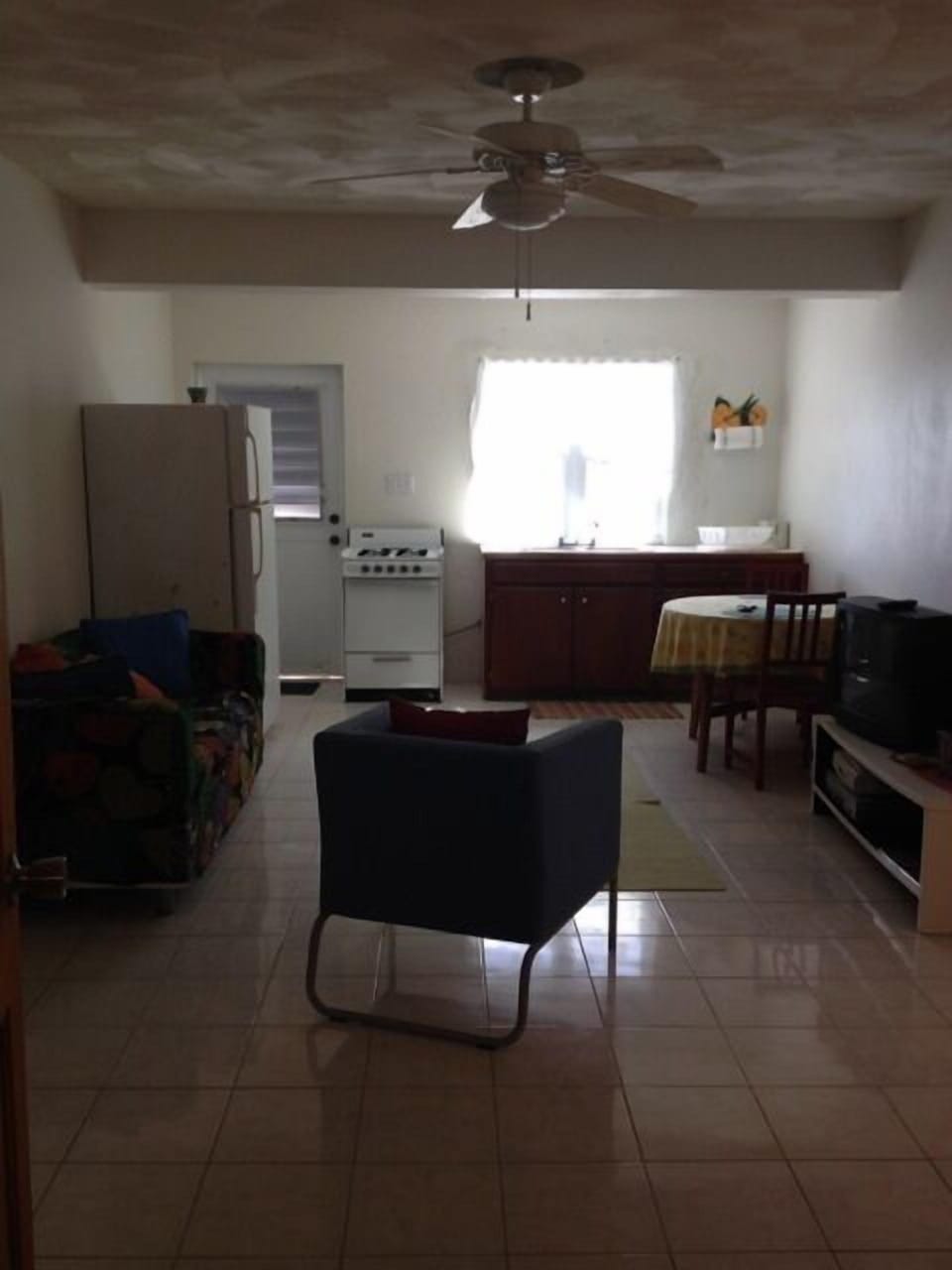 View of the lower level kitchenette