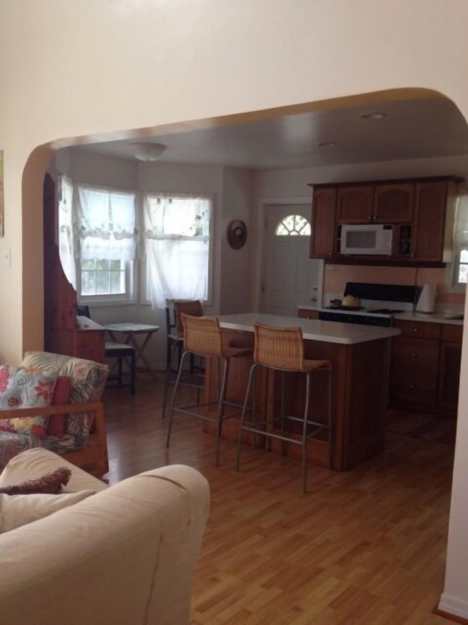 View of the first floor kitchen