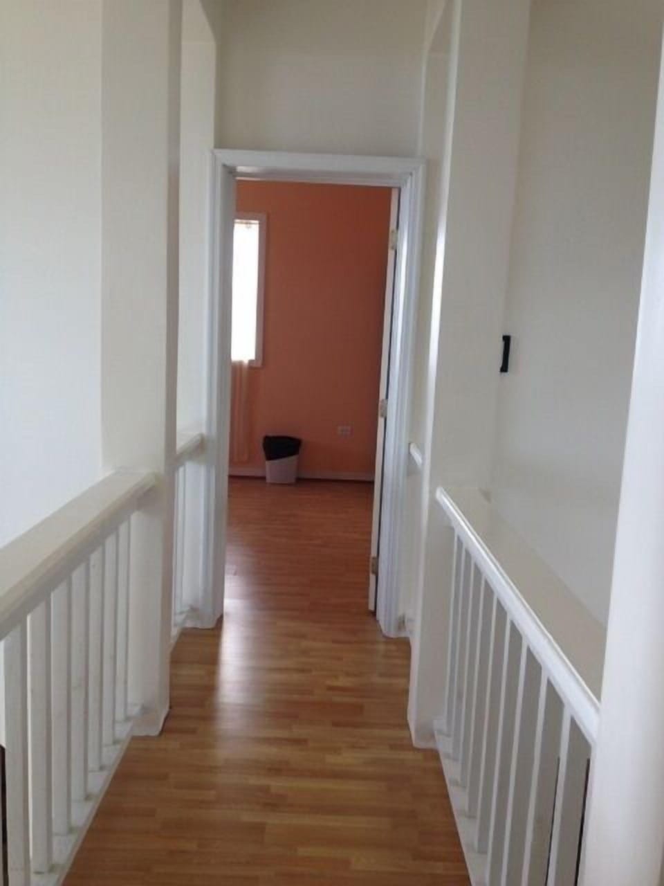 View of the top floor balcony walkway