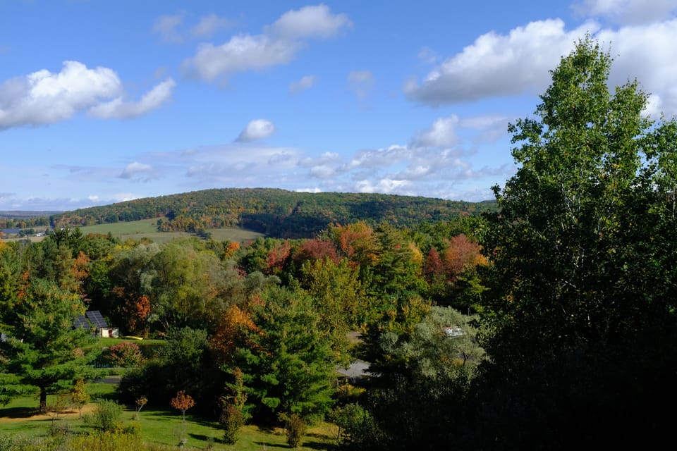 View To The North From Main Building Deck