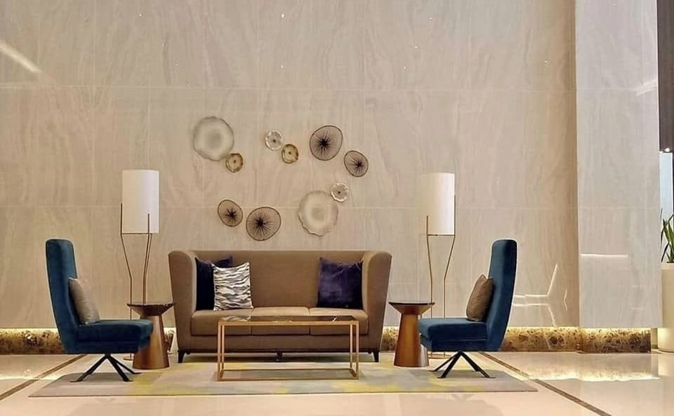 Beautiful lobby area to welcome guests.