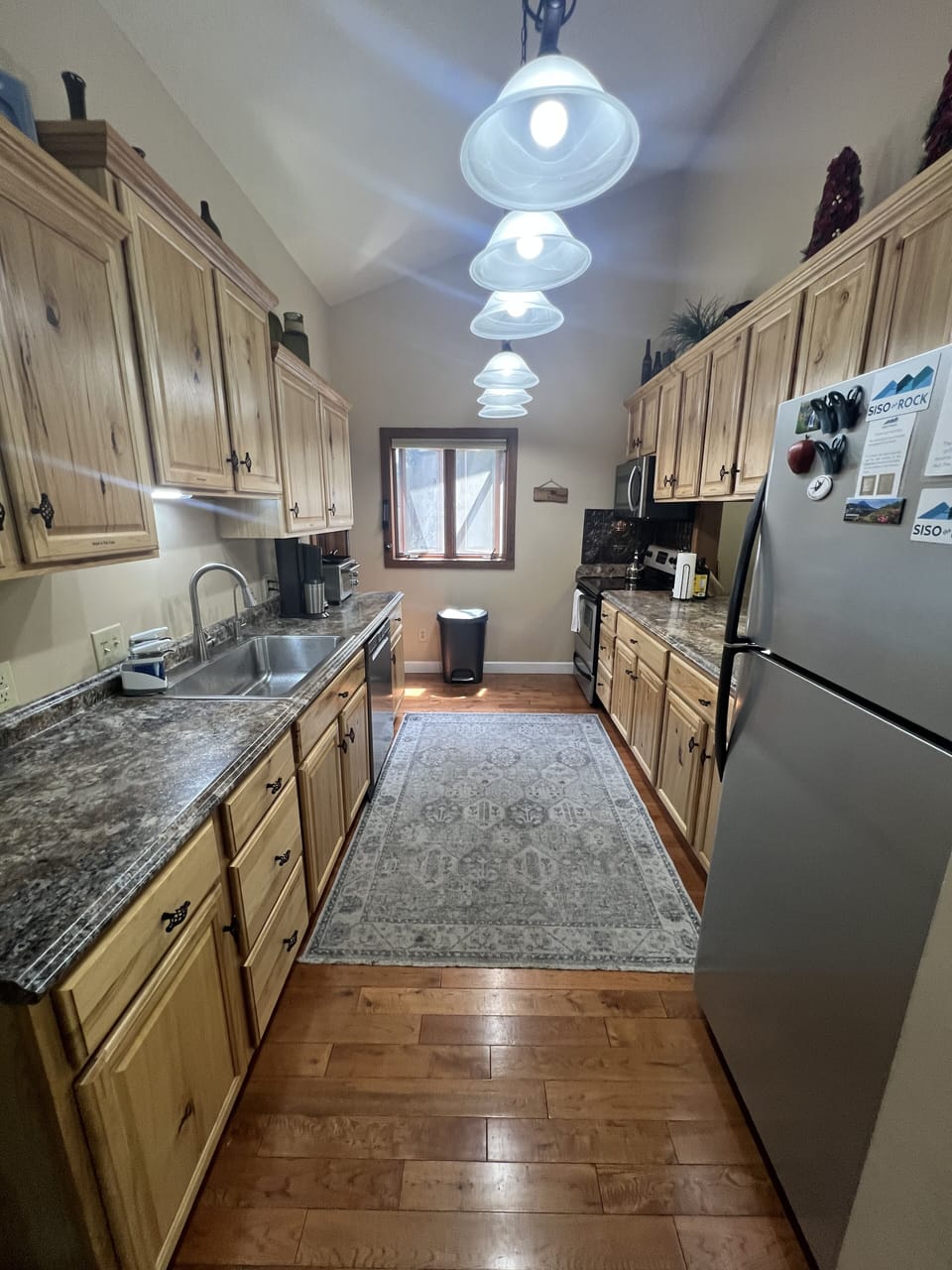 Fully stocked kitchen