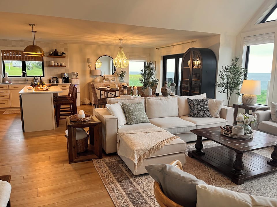 Open concept living space