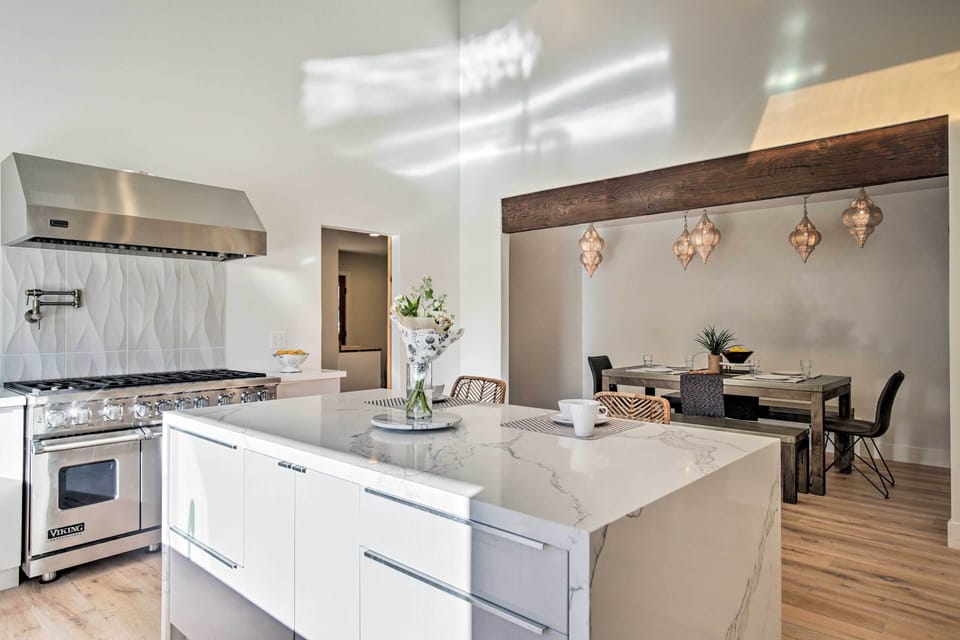 Kitchen | Double-Quartz Islands | Walk-In Pantry | 1st Floor