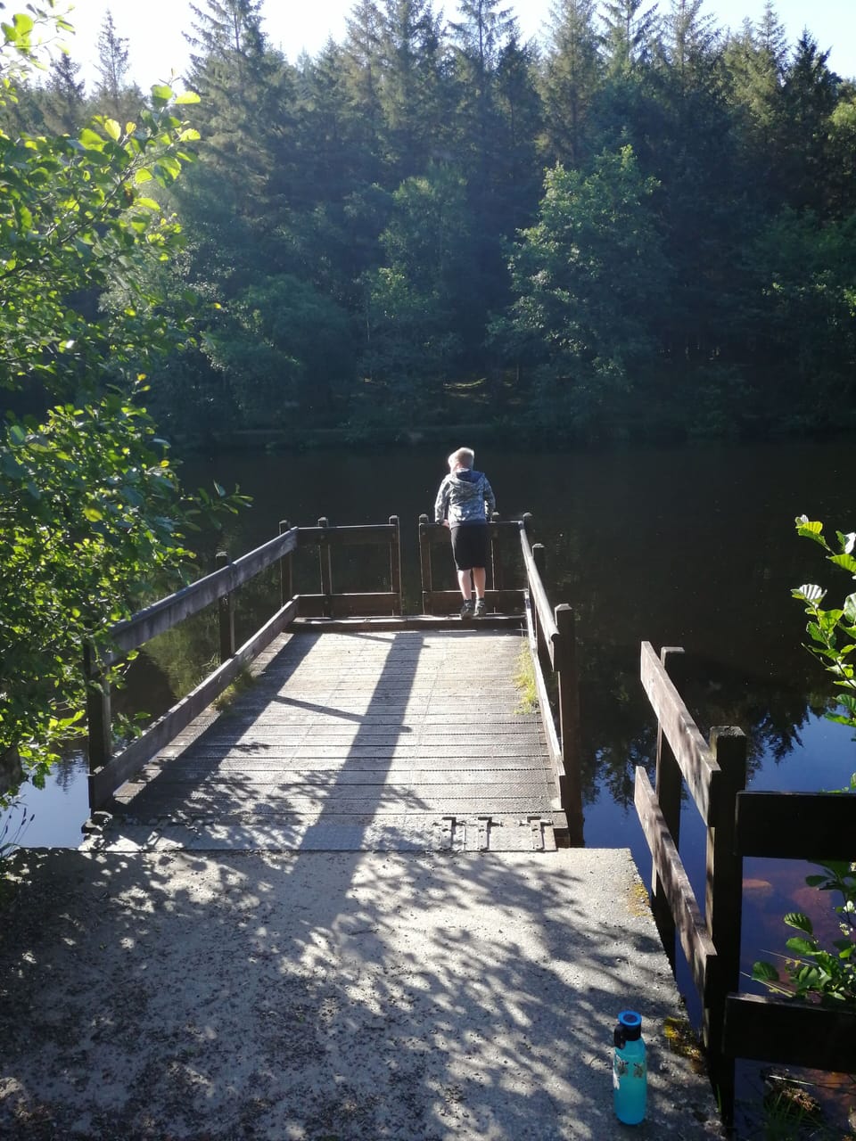 Enjoying the Lochan....