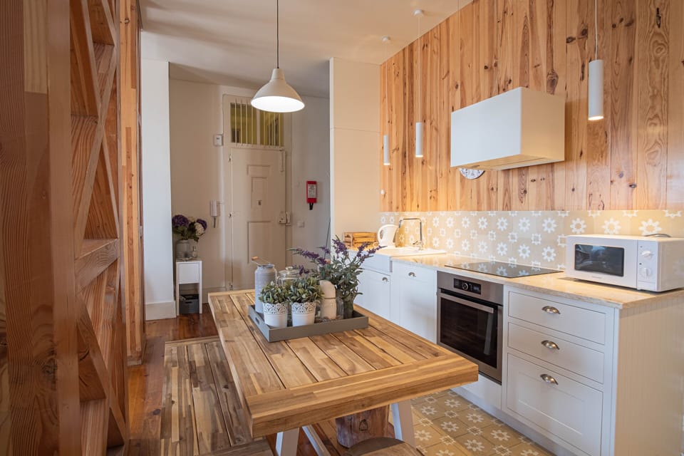 Cozinha e sala de jantar