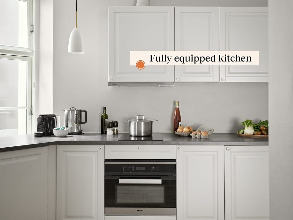 Fully equipped kitchen