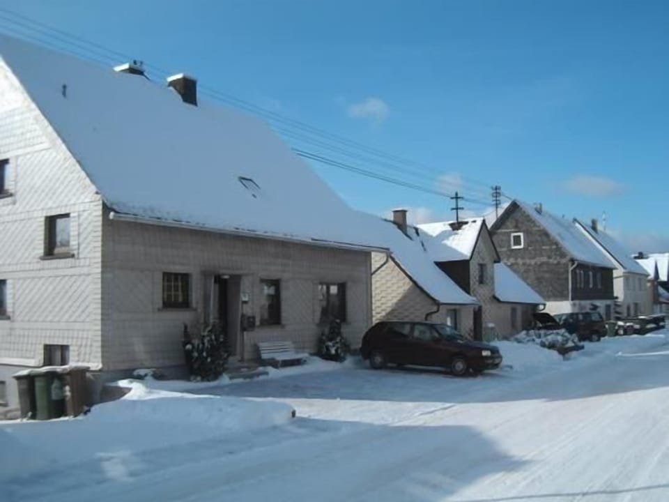 Wintertime in Nisterau on a sunny day