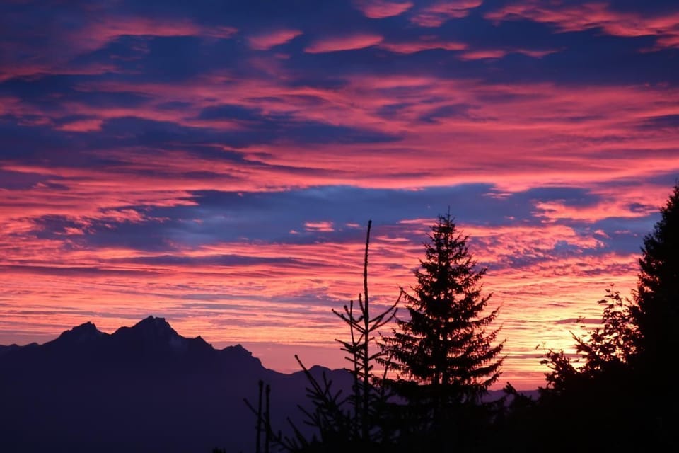 Sunset from "Känzeli"