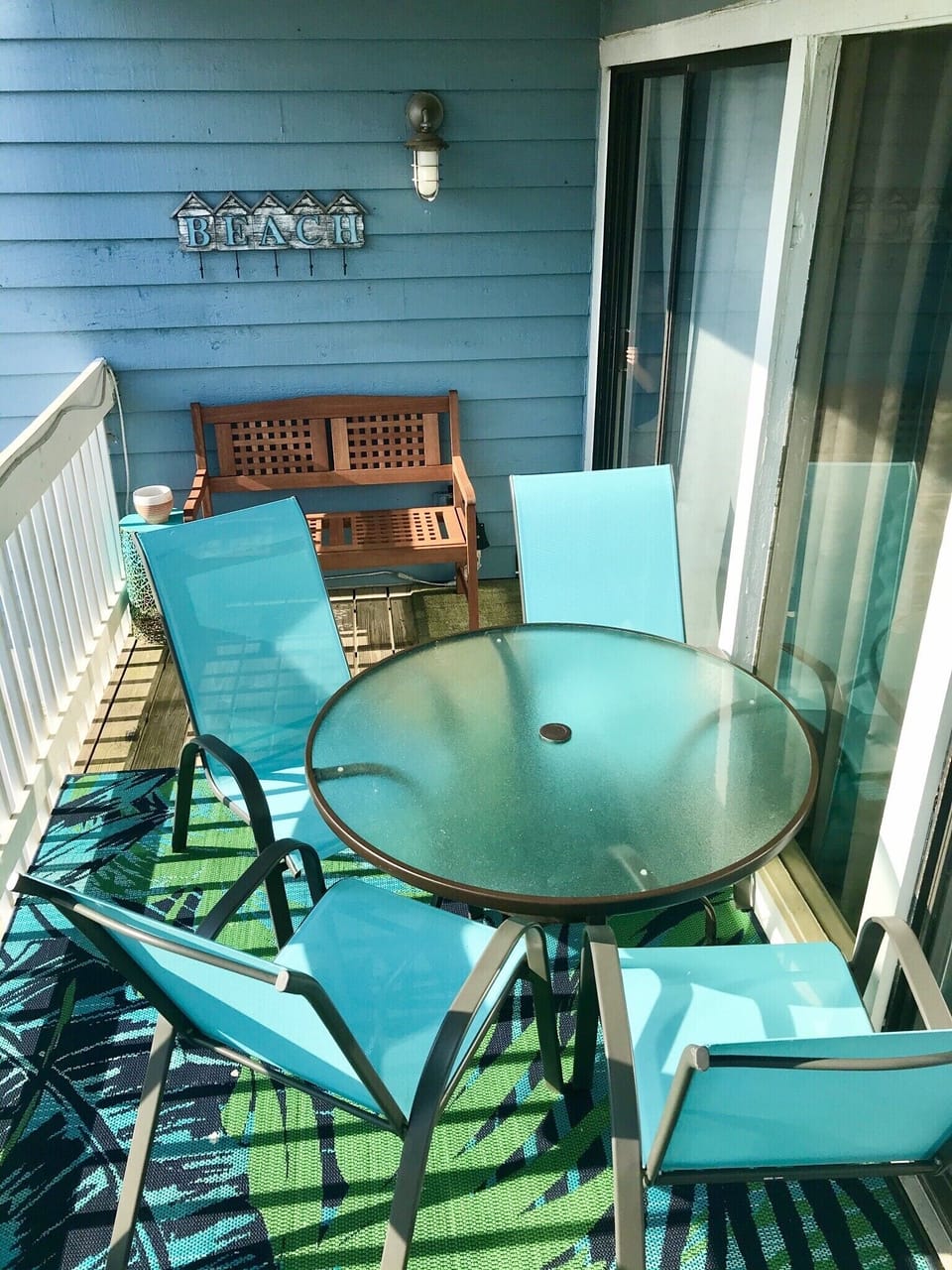 Enjoy the balcony