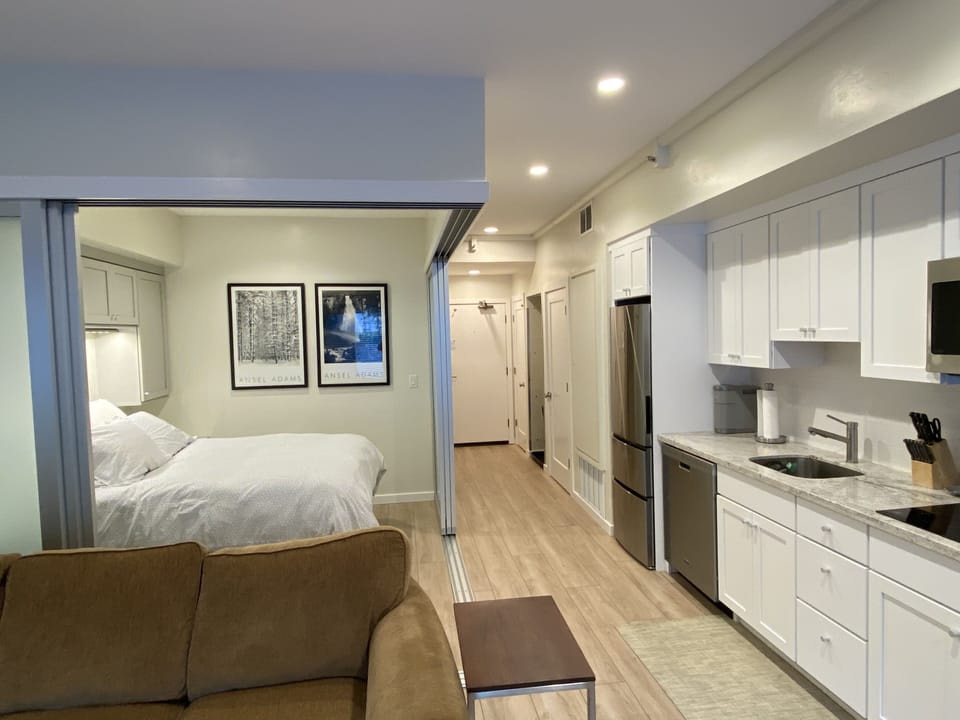 Sleeping area & Kitchen