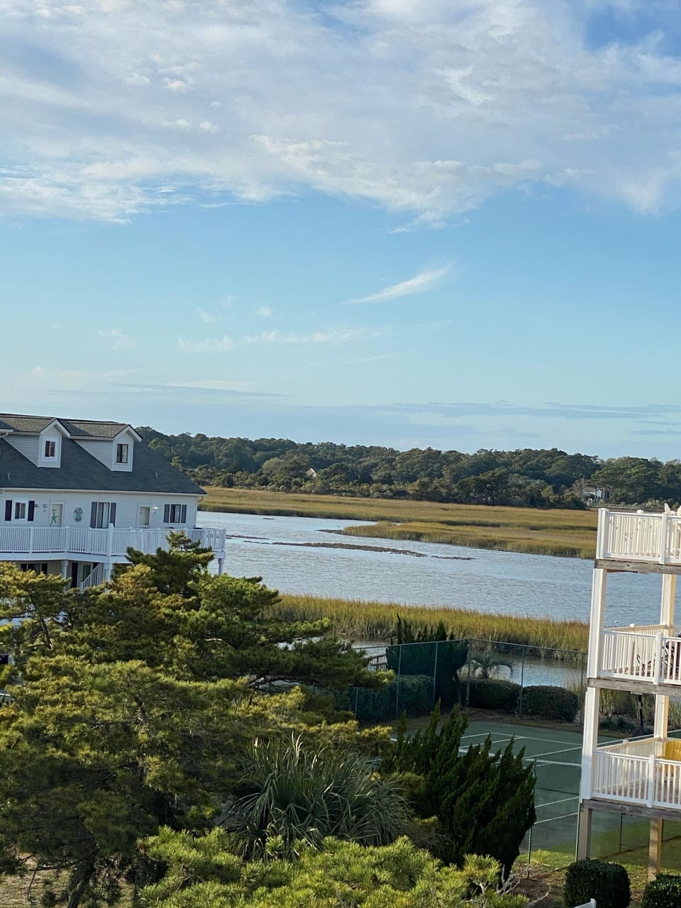 VIEW FROM BACK DECK