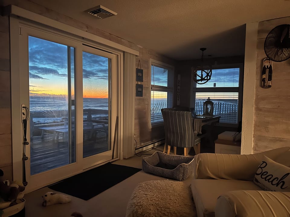 Morning Coffee, Soft Light, and the Ocean Waking Up