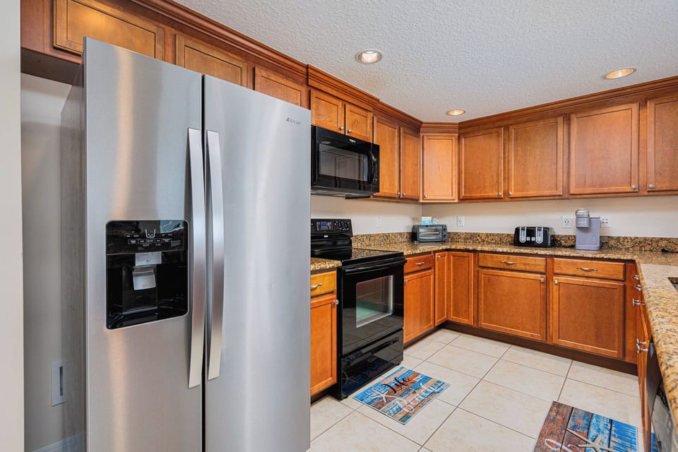 Well-stocked kitchen
