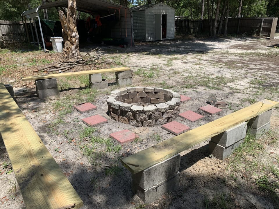 Fire pit area