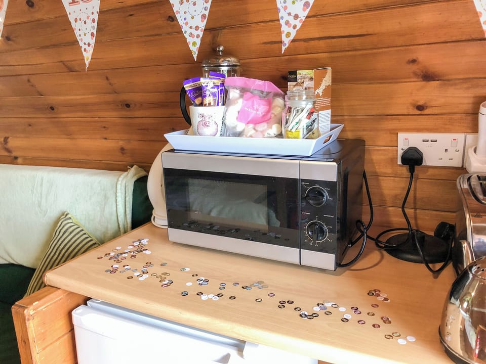 Kitchen area | Rivendell Glamping Pod - Well Farm Holiday Cottages, Holsworthy, near Launceston