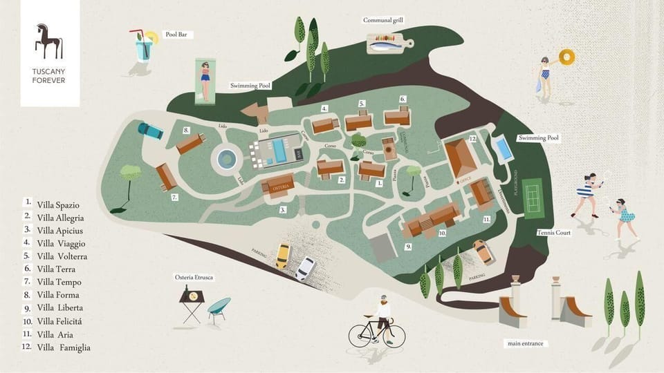 TUSCANY FOREVER RESIDENCE Boutique holiday rental in Volterra Tuscany OSTERIA ETRUSCA our restaurant 