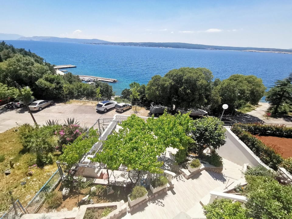 External view of the building. Terrace