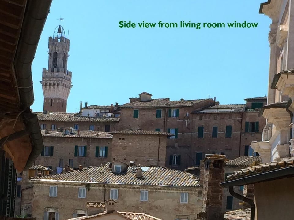 Side view from living room