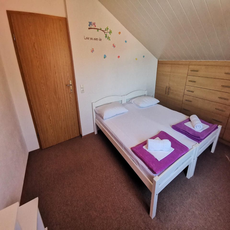 Sleeping area. Bedroom