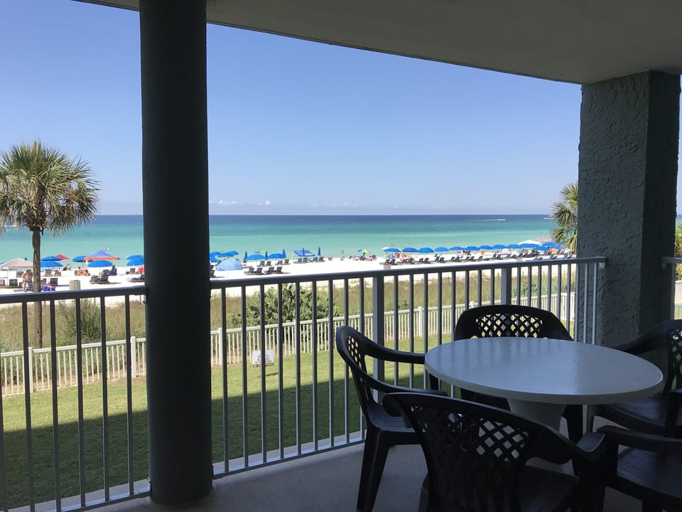 Breathe taking beach front view 