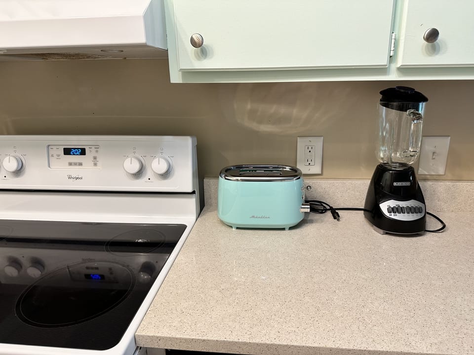 Toaster and blender